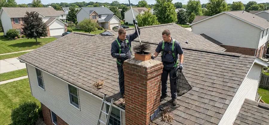 Bird Removal From Chimney in Centreville