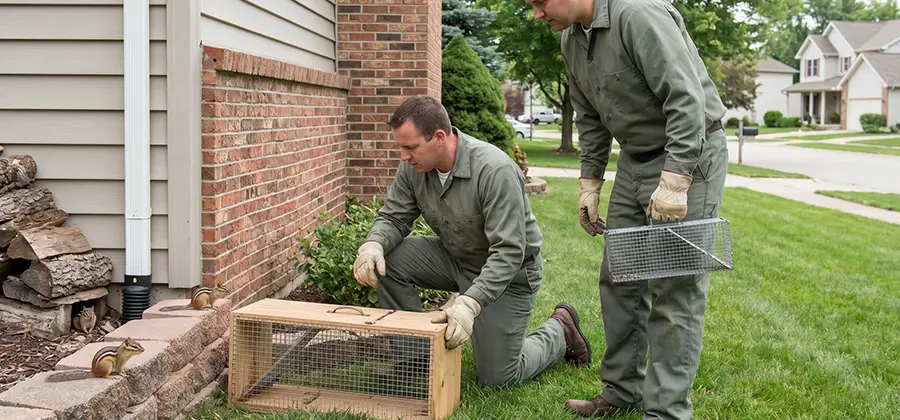 Remove Chipmunks From Yard in Centreville