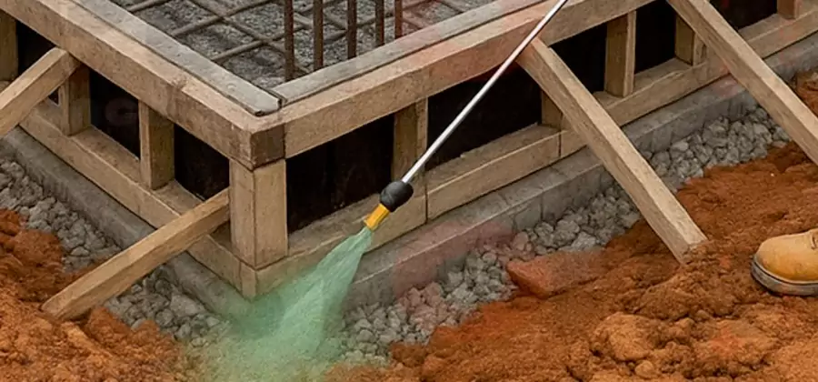 Foundation Slab Termite Treatment in Centreville